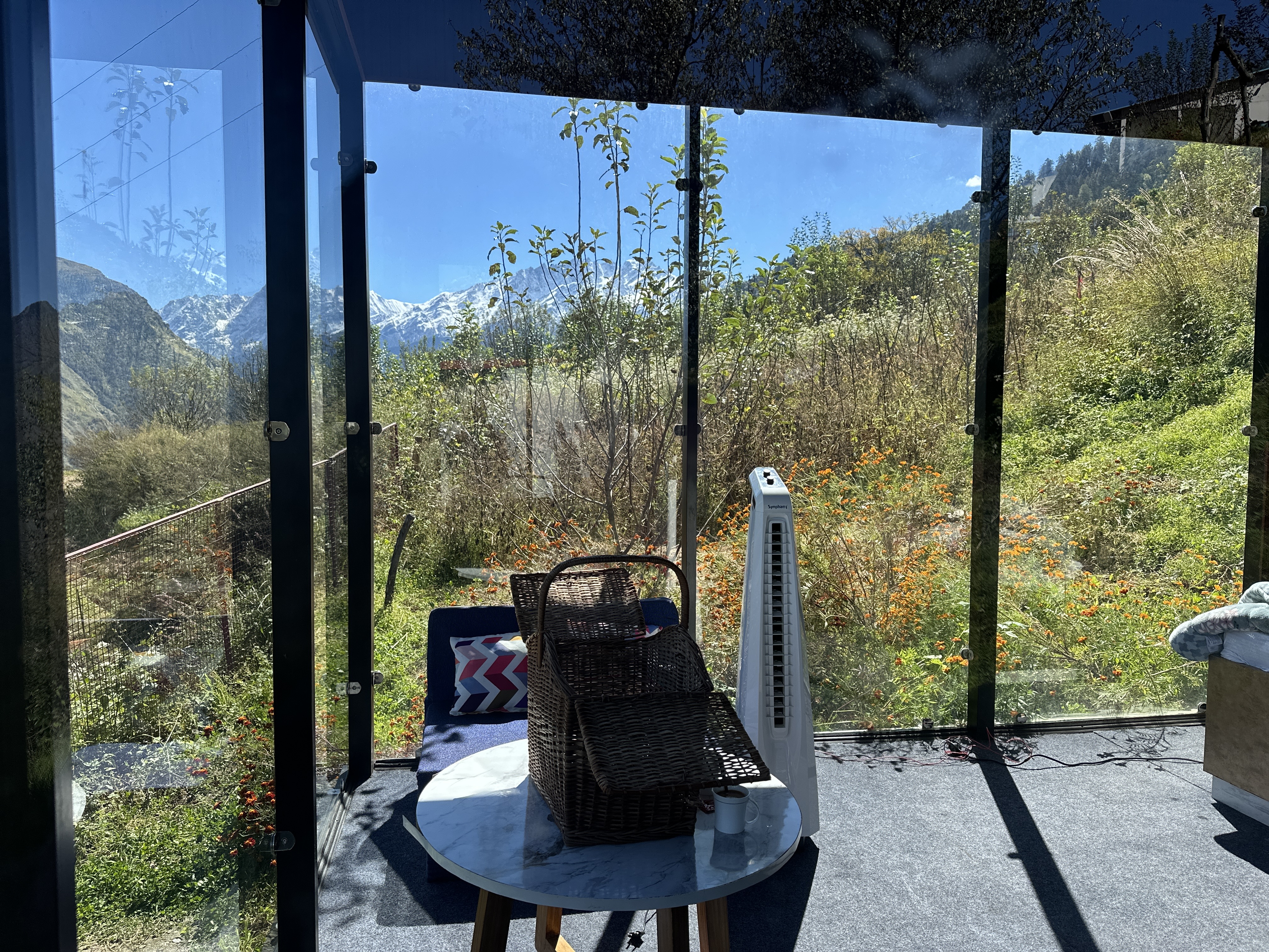 The Glass Cabin at We Are Made Of Stories, Auli — view 2